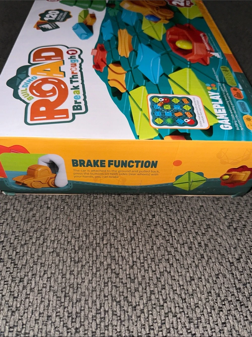 Road Building BreakThrough Kids Toy - Green/Blue/Orange